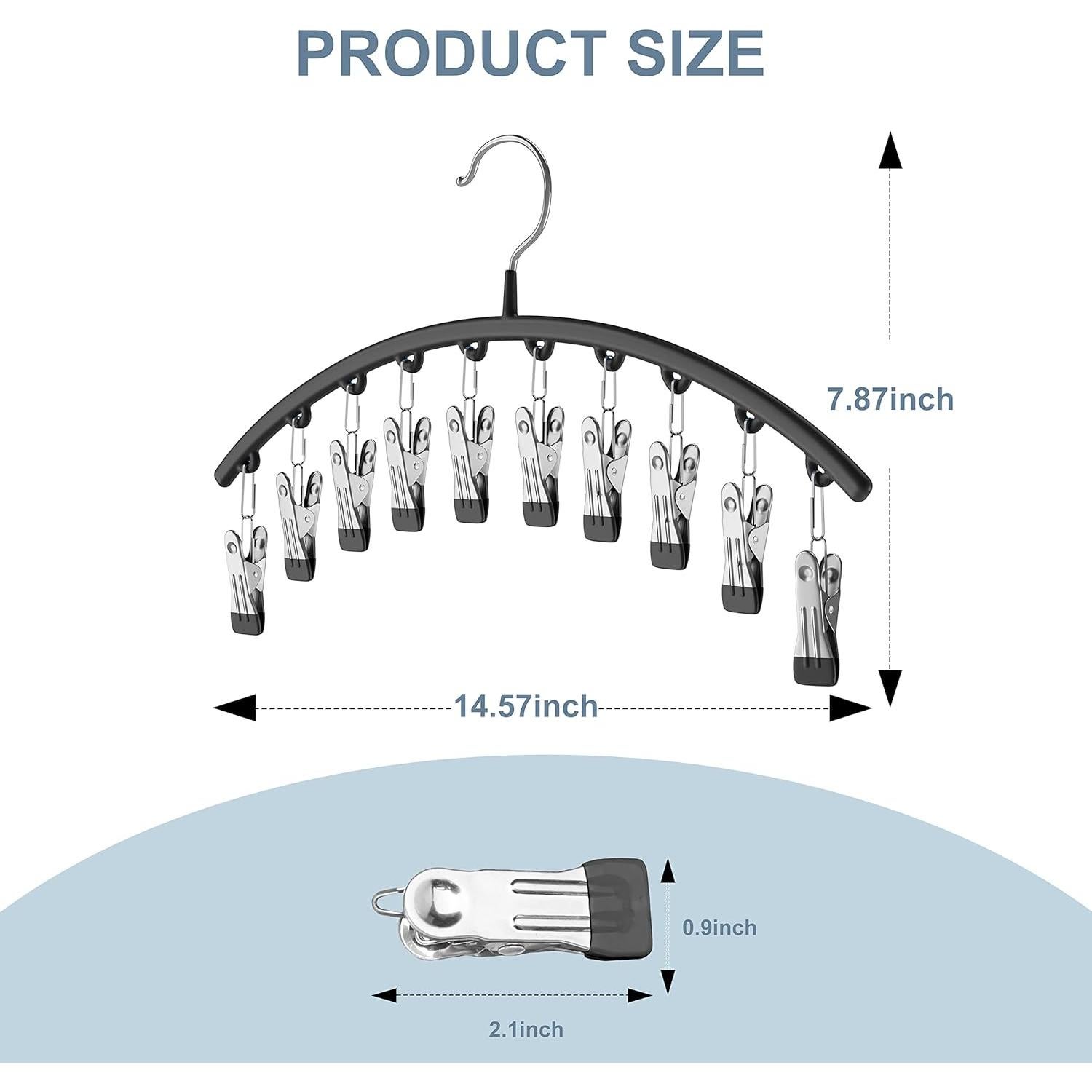 Perchas para Sombreros Yecuip - Organizador de Closet con 10 Clips