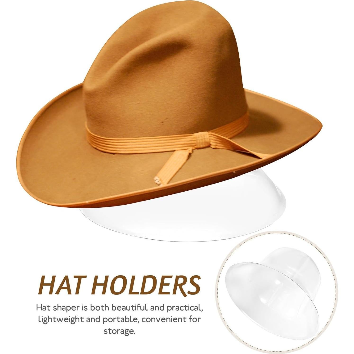 Soportes para Gorras de Cubo Amosfun - 10 Piezas de PVC