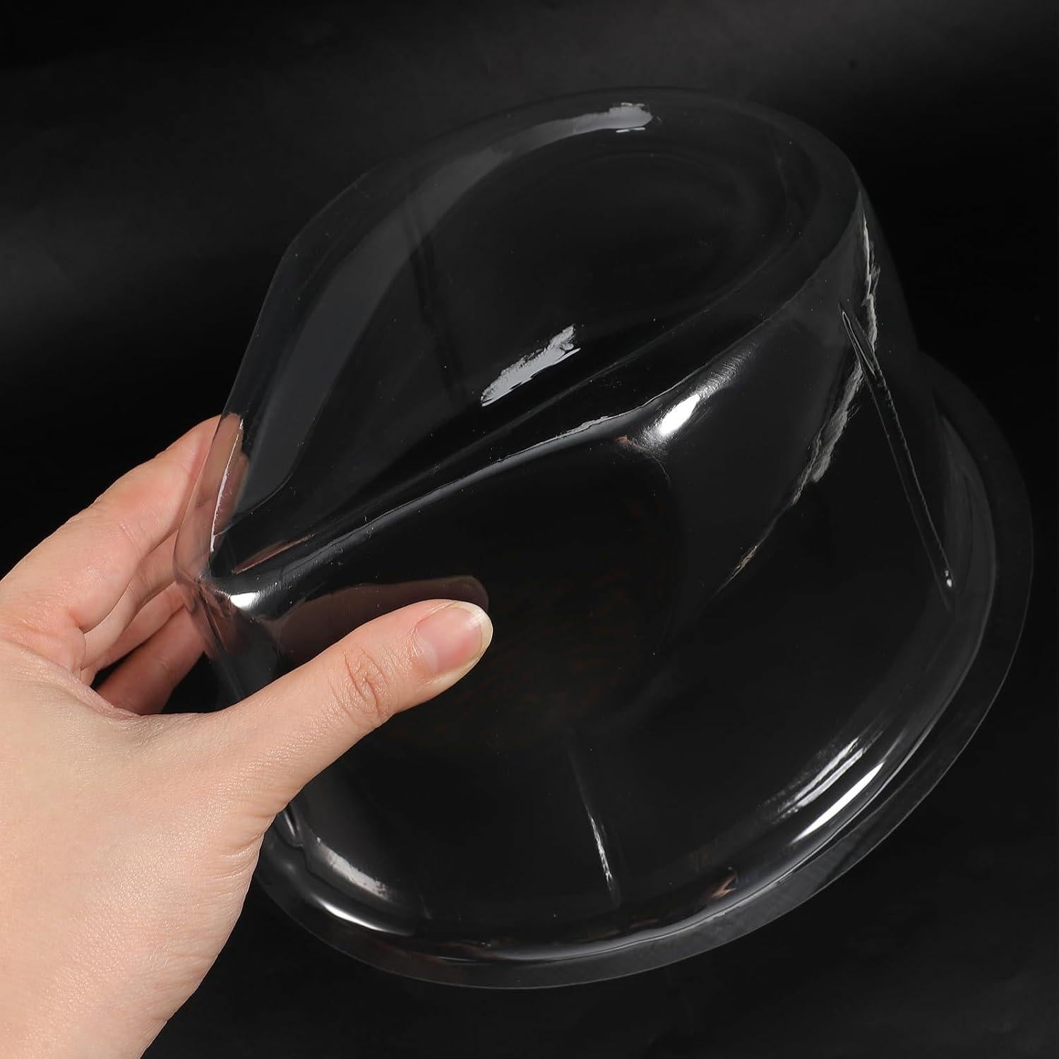 10 Soportes de Sombreros Veemoon Plástico Transparente 19.81cm