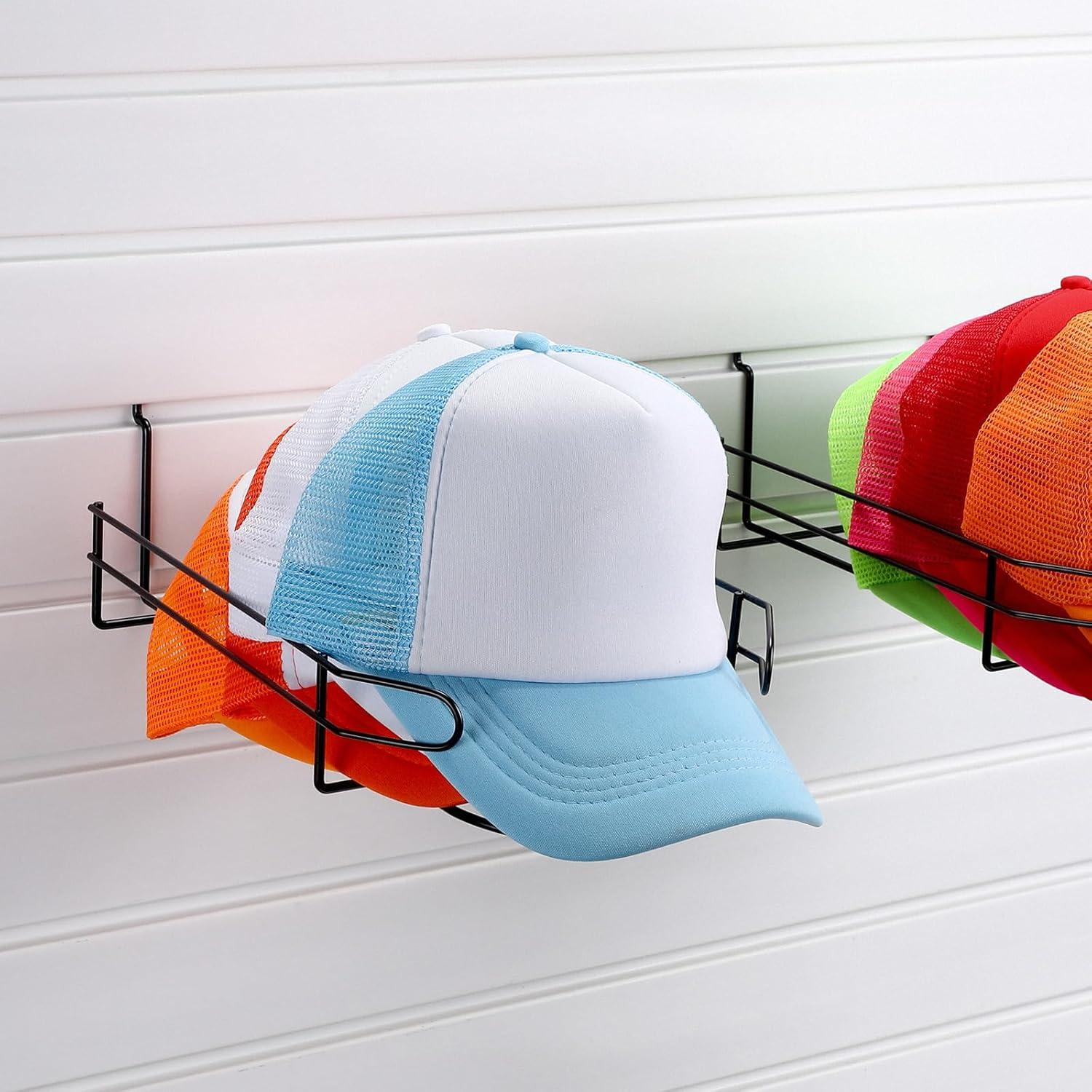 Soportes de Sombreros de Alambre Blulu - 8 Piezas Negro