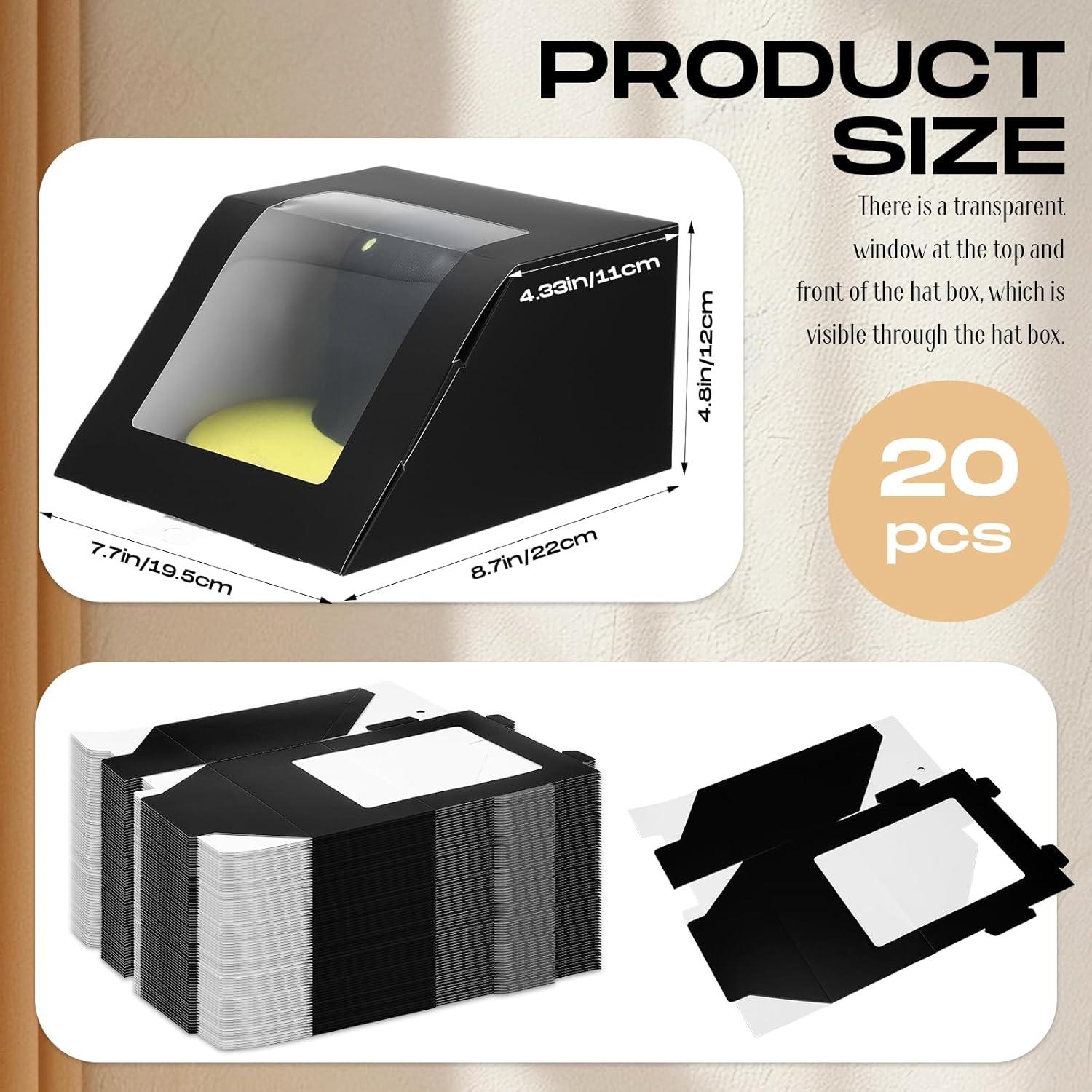 20 Cajas de Regalo para Sombreros Gilprop - Almacenamiento Plegable