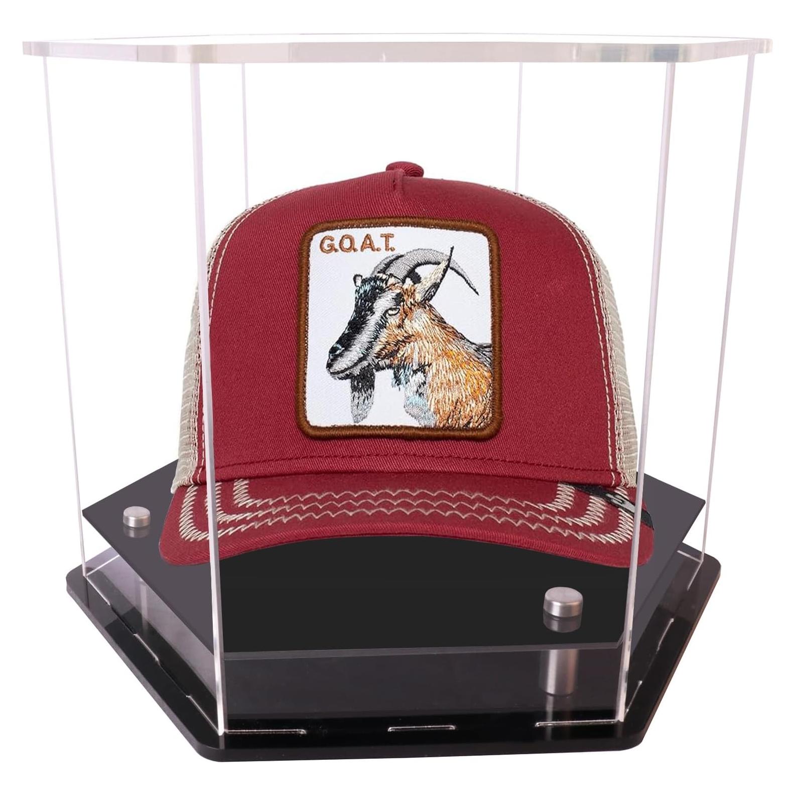 Estuche de exhibición para gorras WLSANX 25.4x22.1x20.1cm