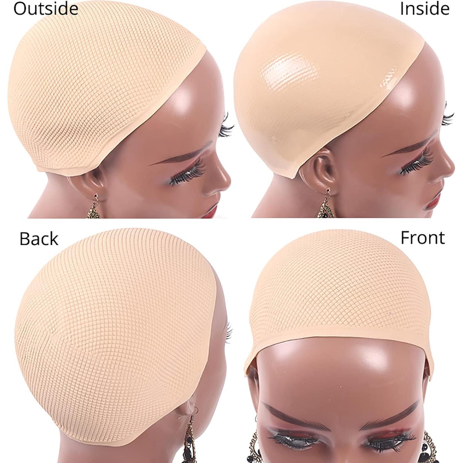 Tapa de Silicona Antideslizante Nunify para Pelucas - Beige