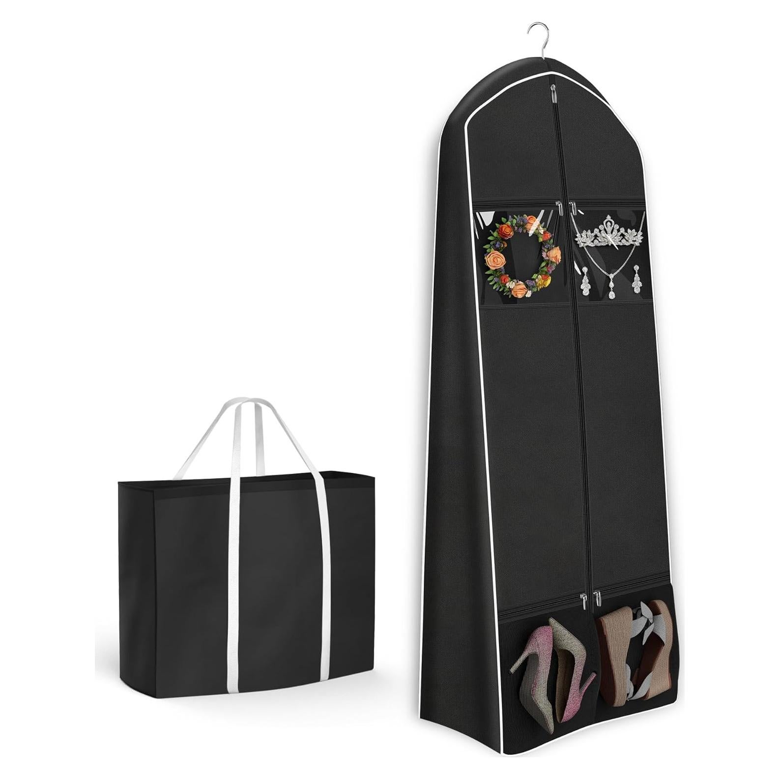 Bolsa de Vestido de Novia KEETDY 178 cm con Bolsa de Mano