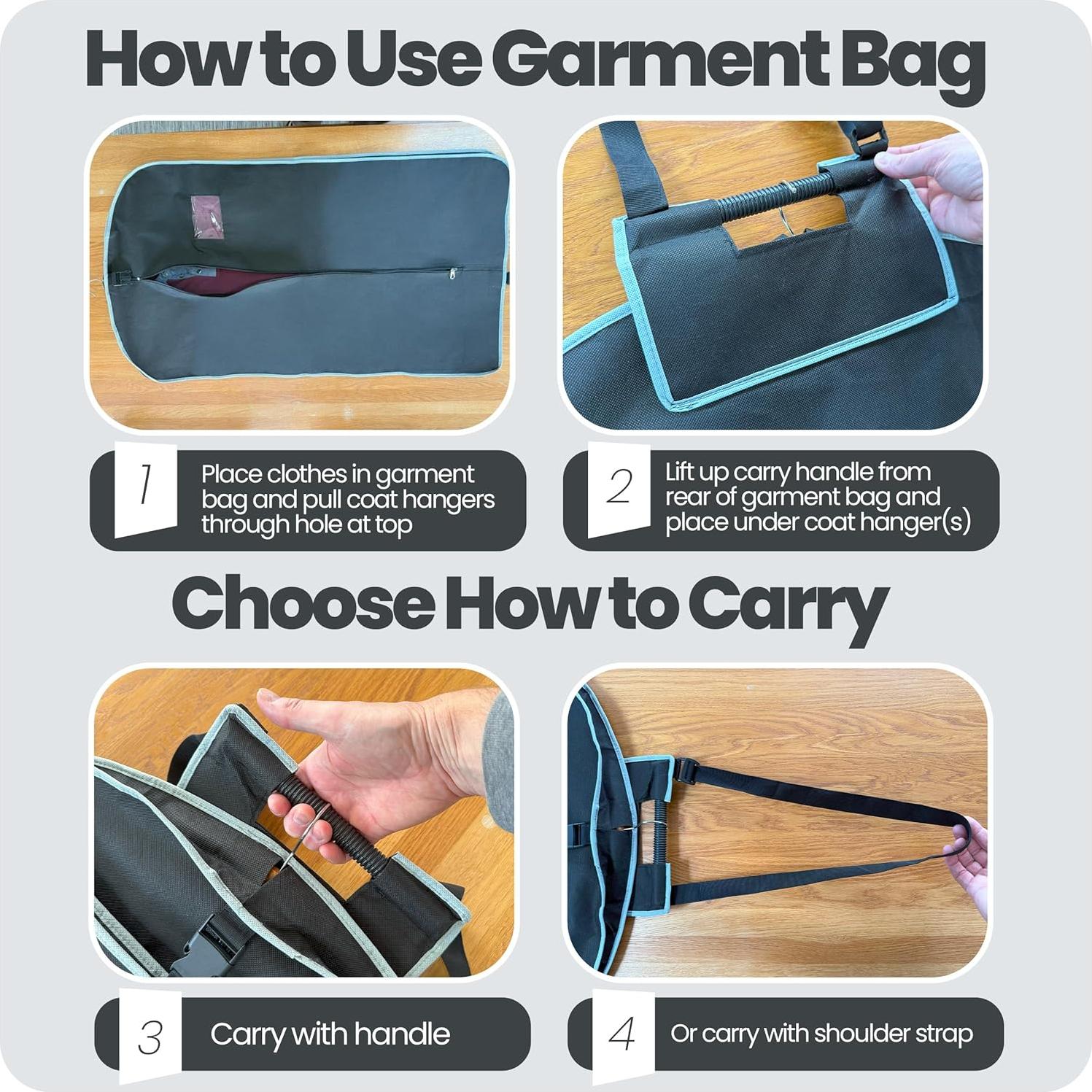 Bolsa de Ropa de Viaje Bayliss + Cole 109 cm Resistente al Agua