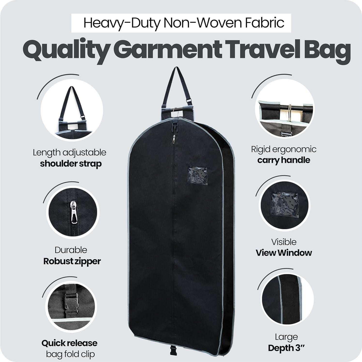 Bolsa de Ropa de Viaje Bayliss + Cole 109 cm Resistente al Agua