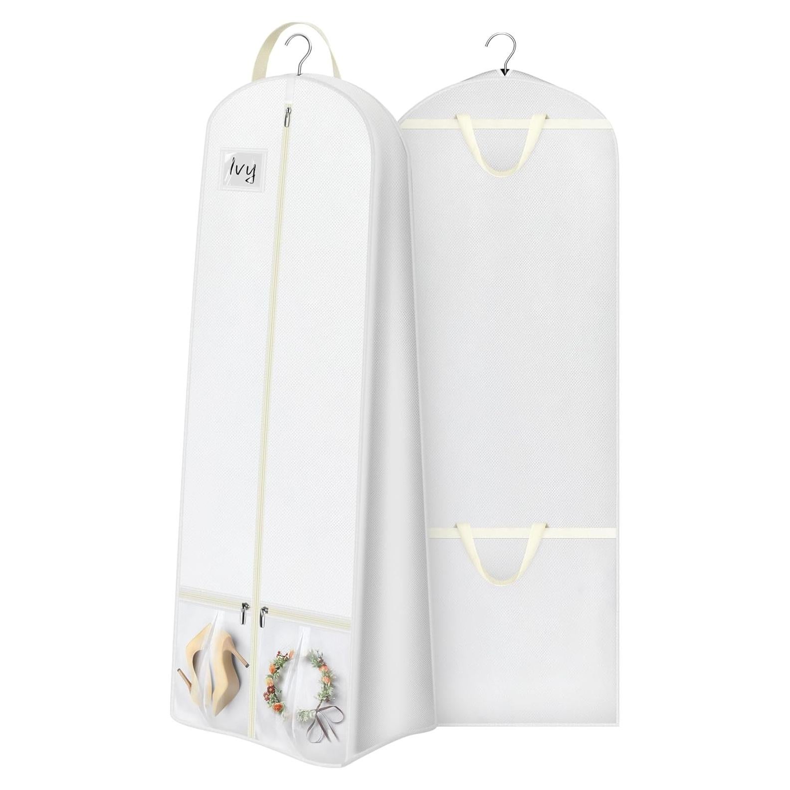 Bolsa de Vestido de Novia KIMBORA 72" x 15" con Bolsillos