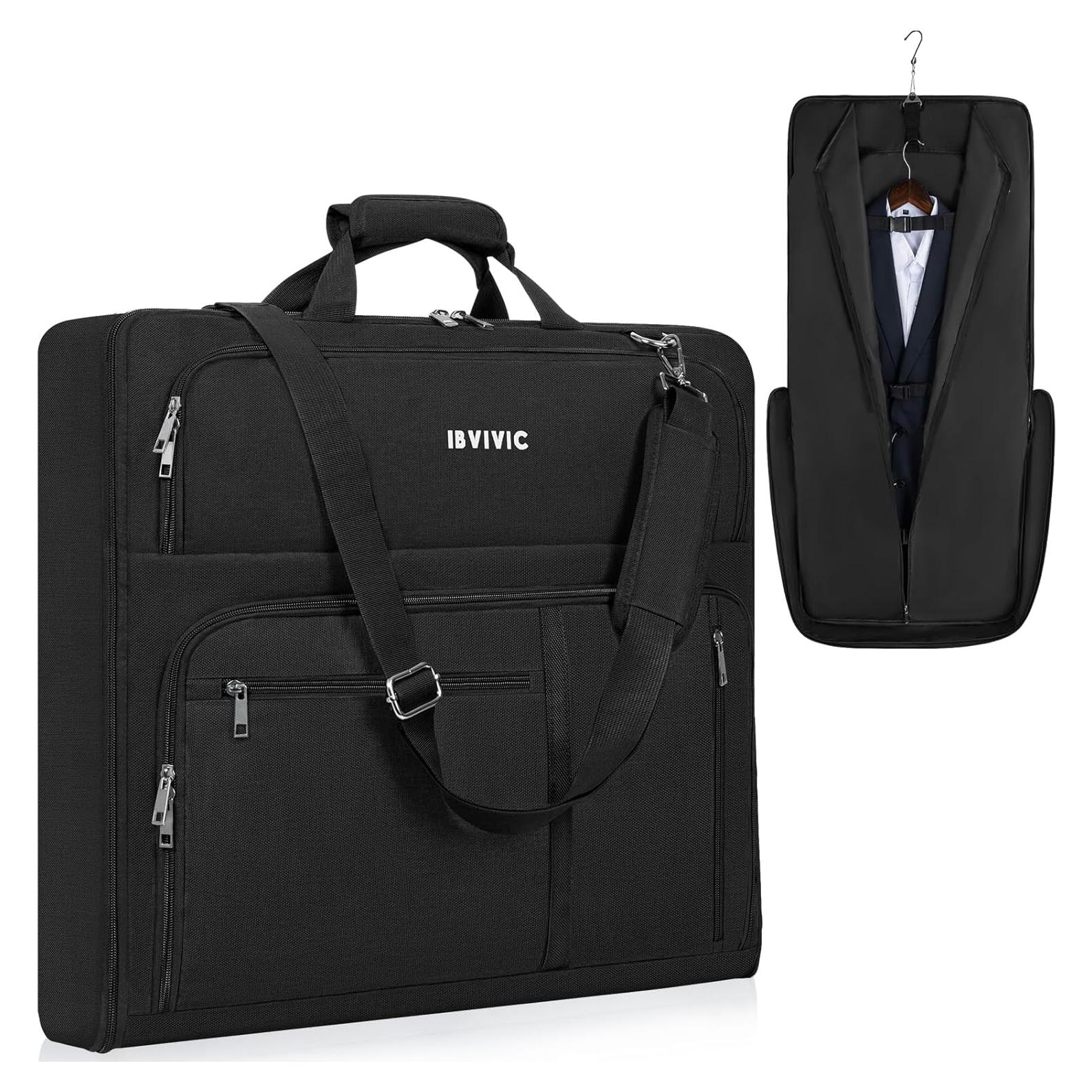 Bolsa de Ropa de Viaje Resistente al Agua 104 cm Oxford Negra