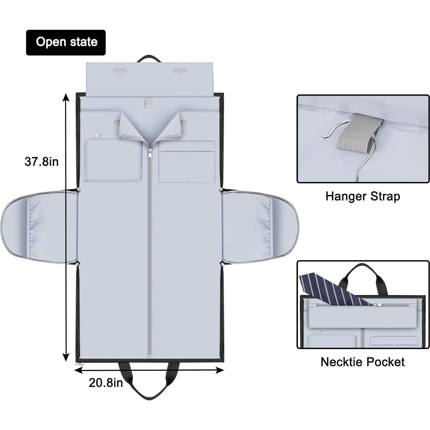 Bolsa de Ropa de Viaje Convertible I56 - Duffle Grande con Compartimento para Zapatos