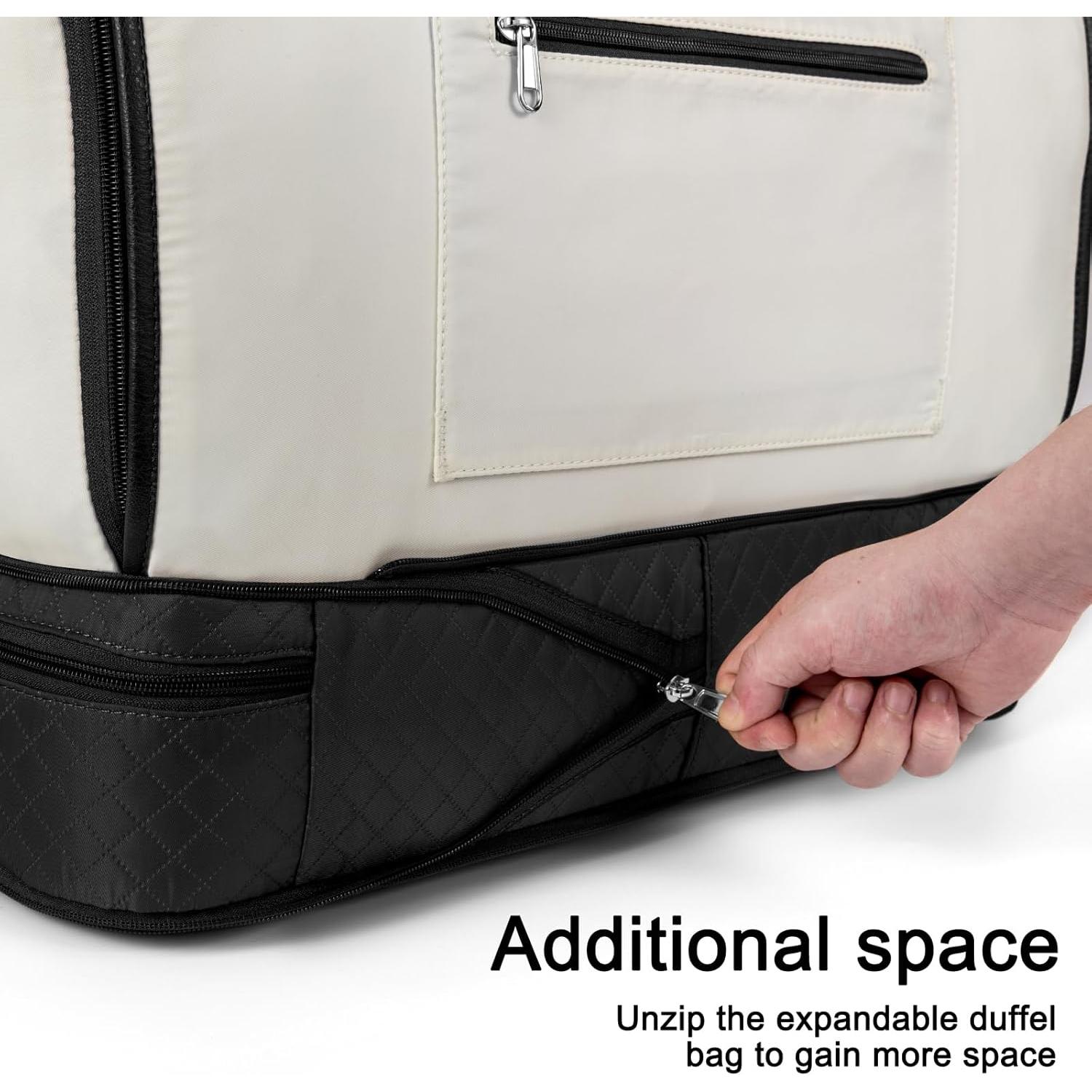 Bolsa de Ropa de Viaje Convertible I56 - Duffle Grande con Compartimento para Zapatos