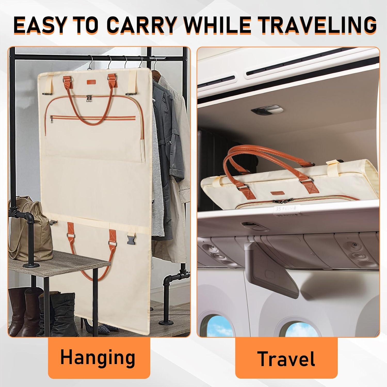 Bolsa de Ropa de Viaje GMAK 119.4 cm Plegable Beige