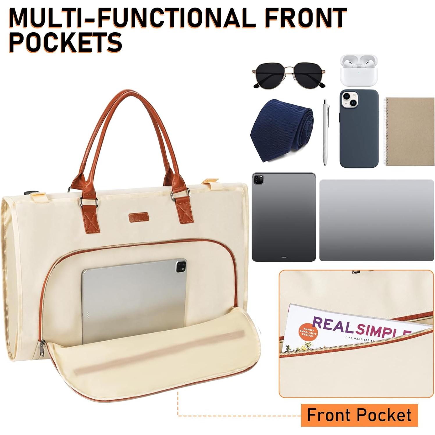 Bolsa de Ropa de Viaje GMAK 119.4 cm Plegable Beige