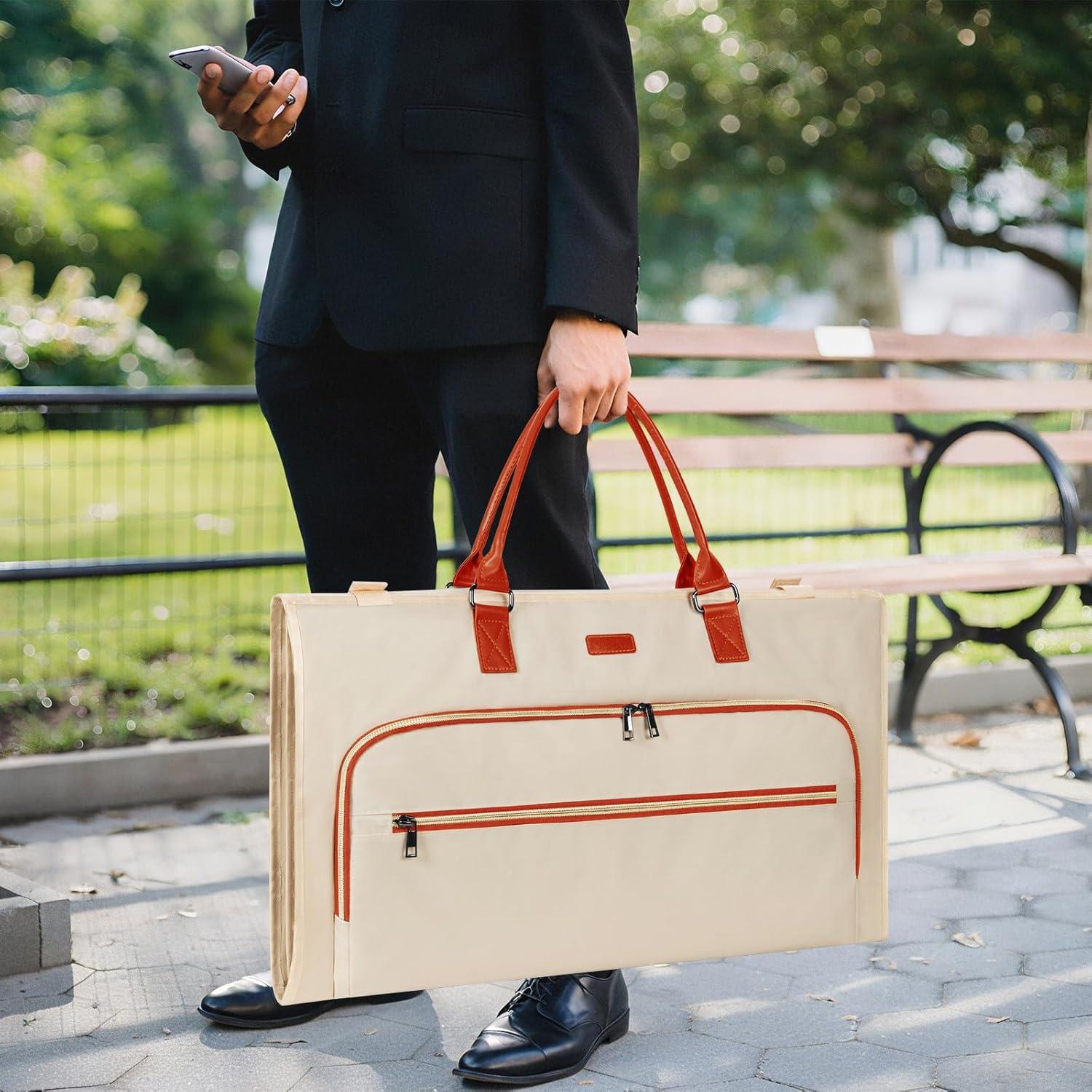 Bolsa de Ropa de Viaje GMAK 119.4 cm Plegable Beige