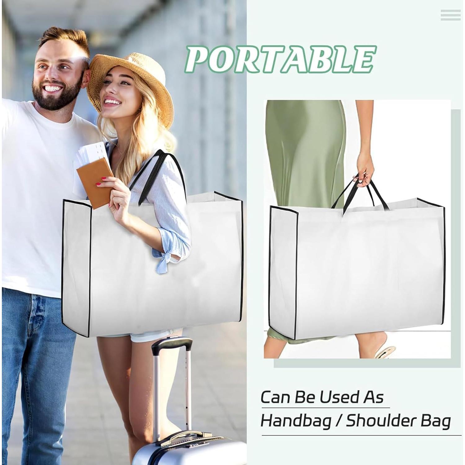 Bolsa de Vestido de Novia Tuvfilye 177.8 cm con 3 Bolsillos