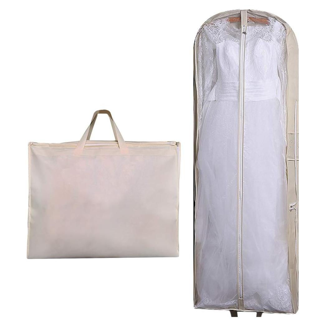 Bolsa de Vestido de Novia DIOMMELL 160 cm Plegable con Bolsillos