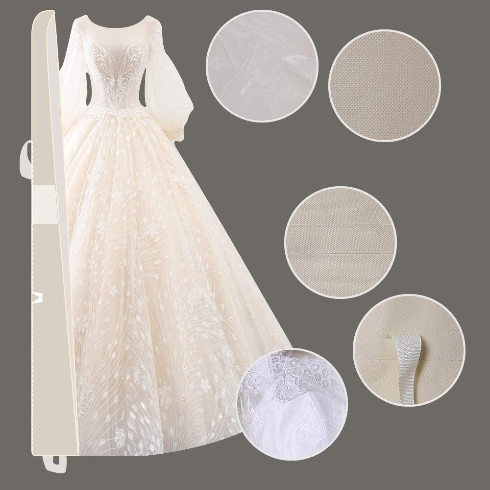 Bolsa de Vestido de Novia DIOMMELL 160 cm Plegable con Bolsillos