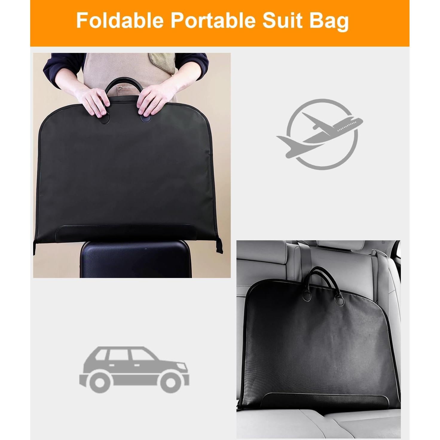 Bolsa de Traje Plegable BOLSA WIZARD 101.6 cm Impermeable Negro