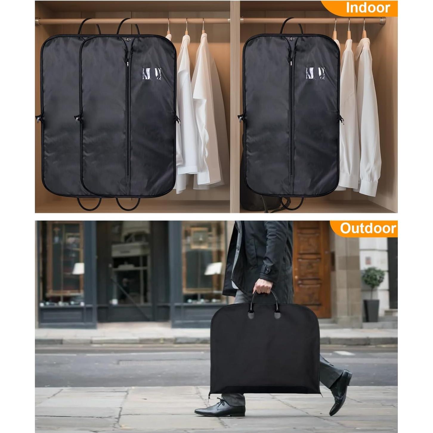 Bolsa de Traje Plegable BOLSA WIZARD 101.6 cm Impermeable Negro