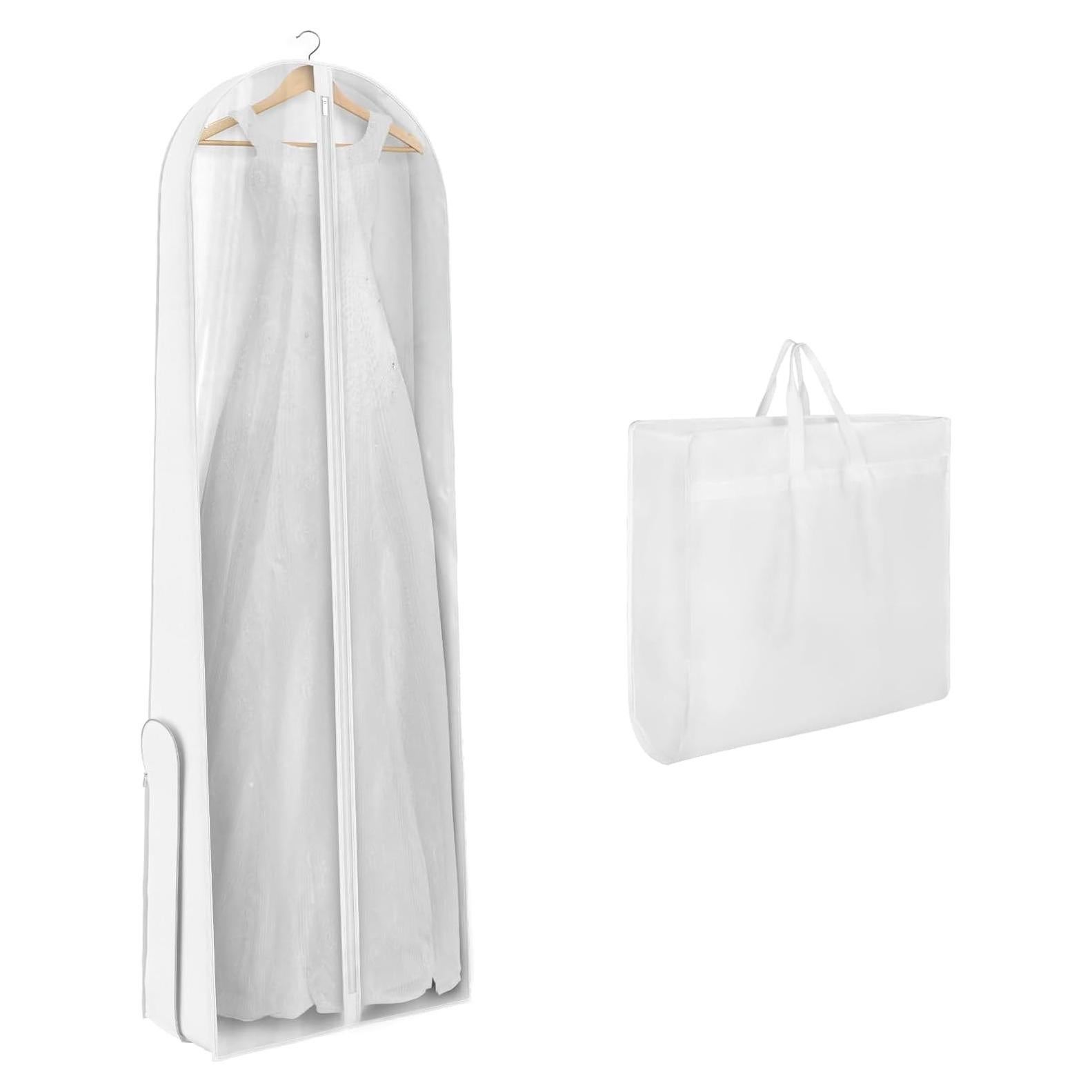 Bolsa de Vestido de Novia Univivi 182.88 cm con Ventana y Bolsillos