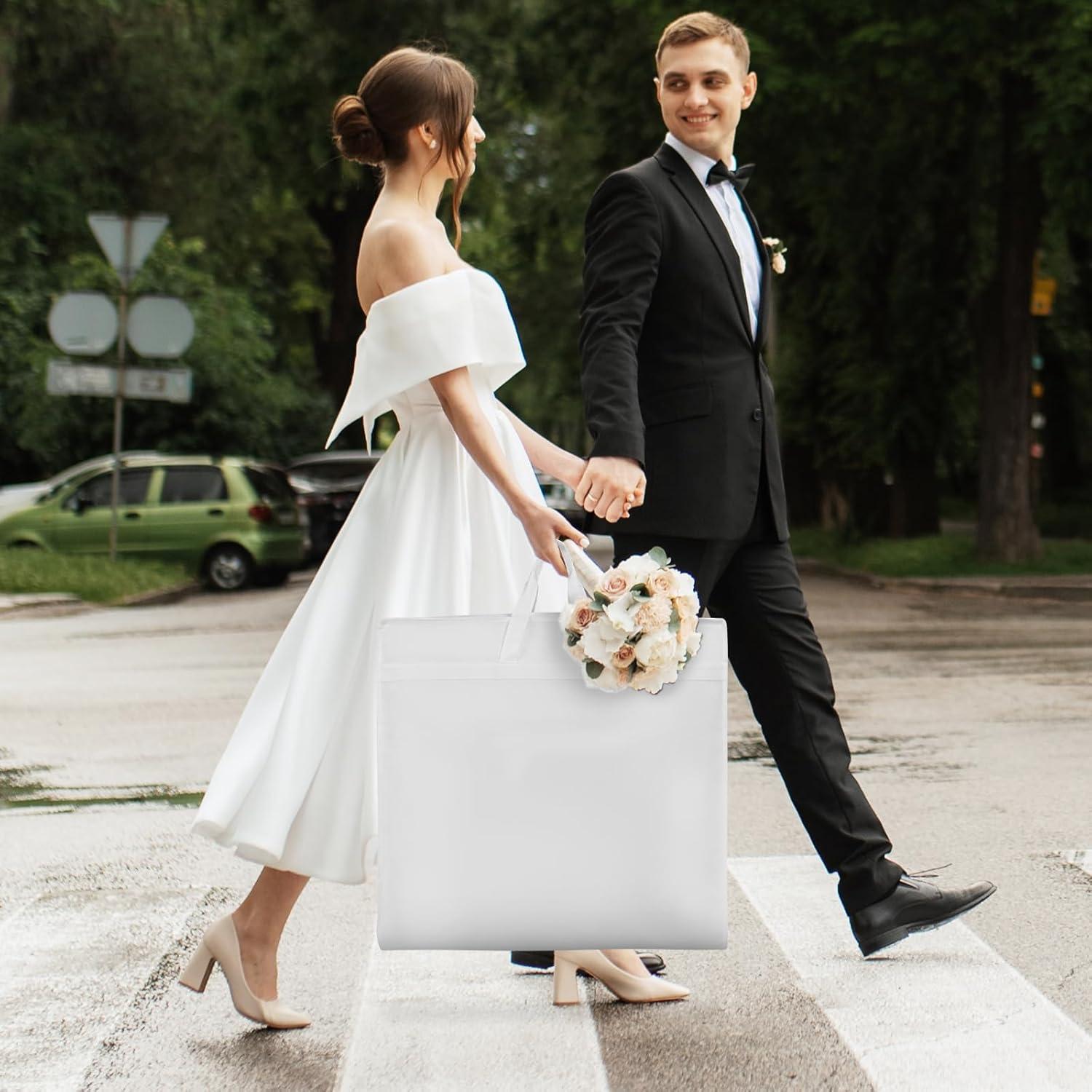 Bolsa de Vestido de Novia Univivi 182.88 cm con Ventana y Bolsillos