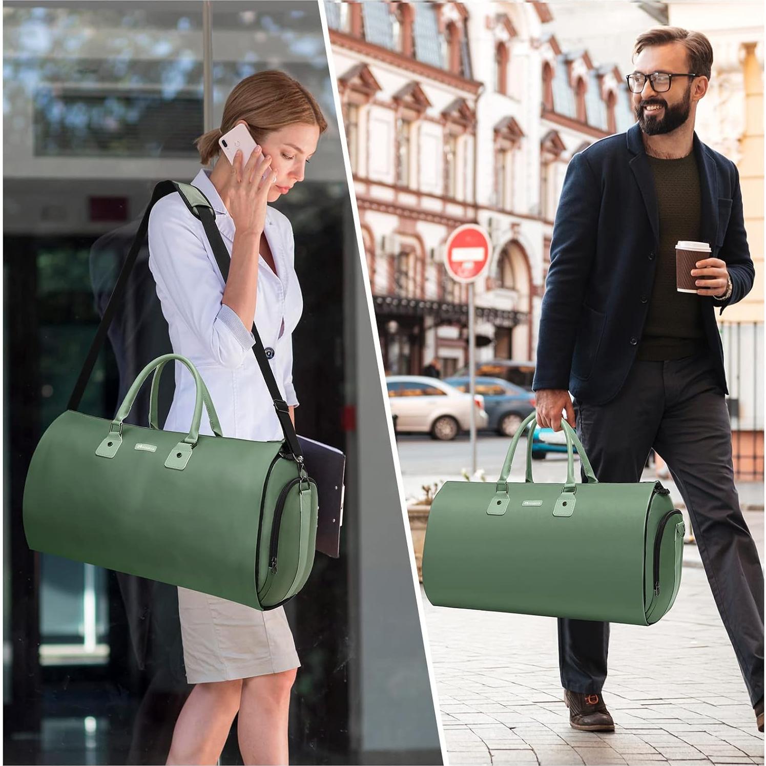 Bolsa Duffle Modoker 45L Verde - 2 en 1 Ropa y Viaje