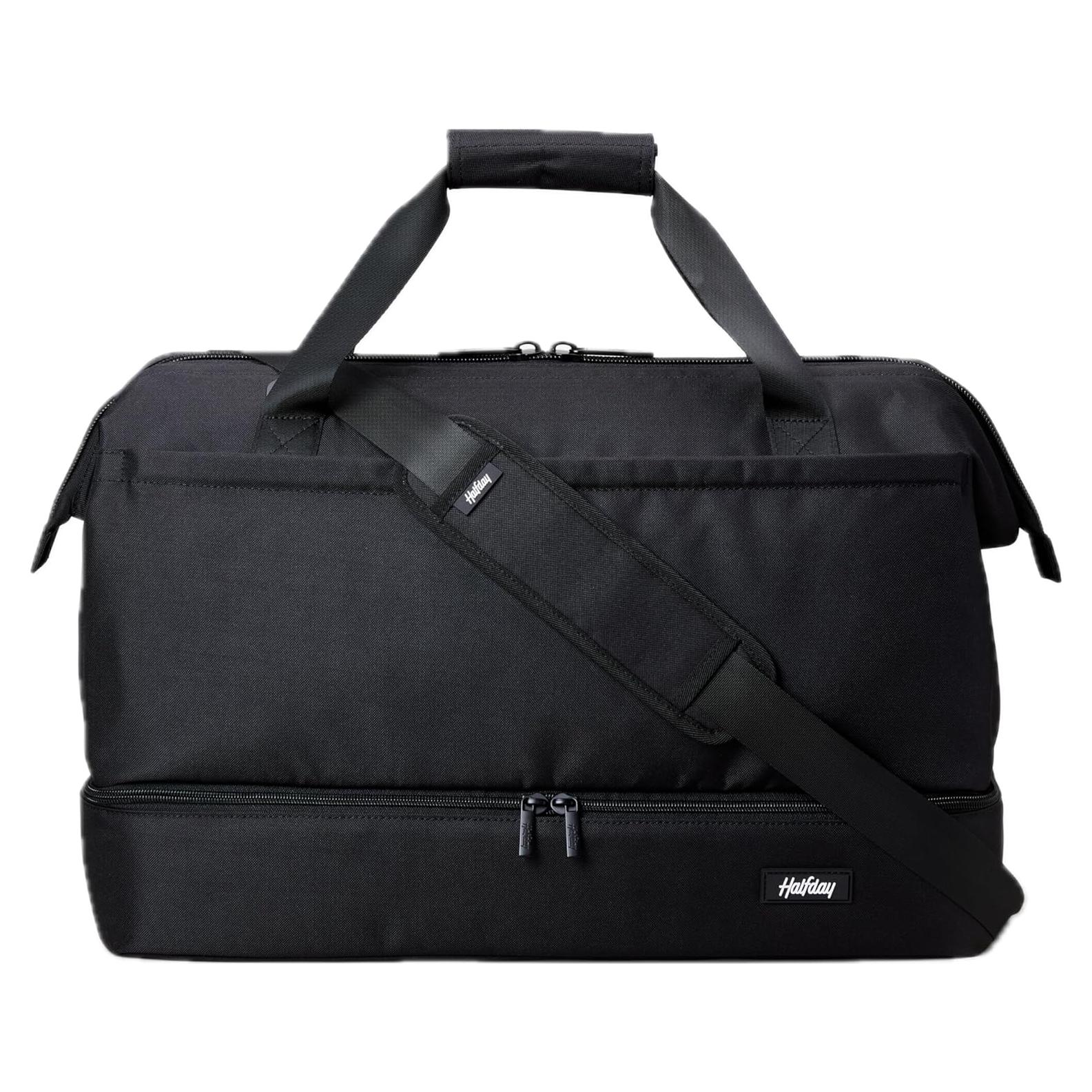 Bolsa de viaje Halfday 40L Jet | Compartimento para zapatos