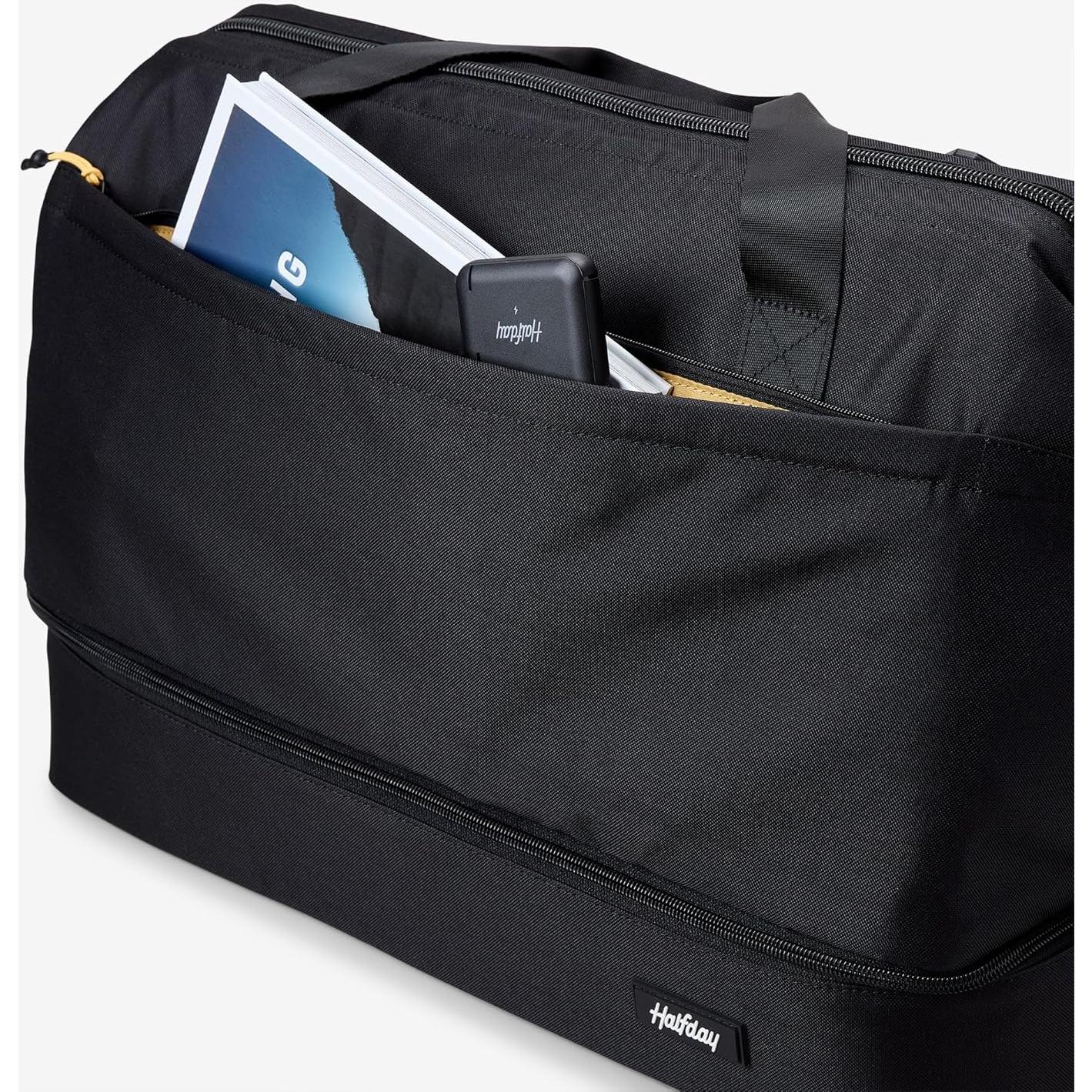 Bolsa de viaje Halfday 40L Jet | Compartimento para zapatos