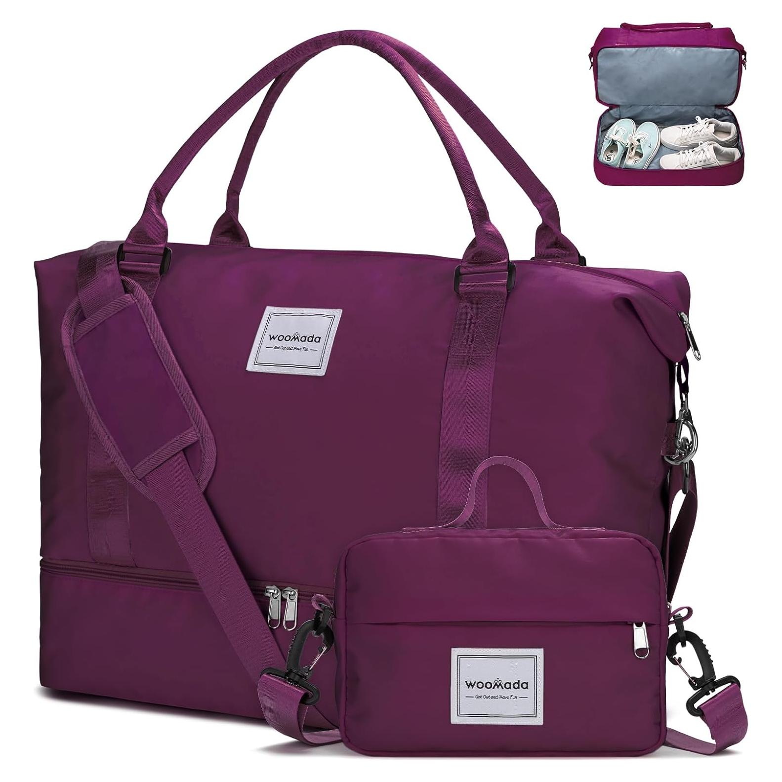 Bolsa de Fin de Semana WOOMADA para Mujeres - Púrpura