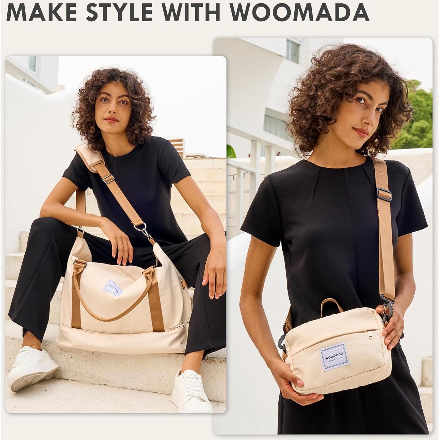 Bolsa de Fin de Semana WOOMADA para Mujeres - Púrpura