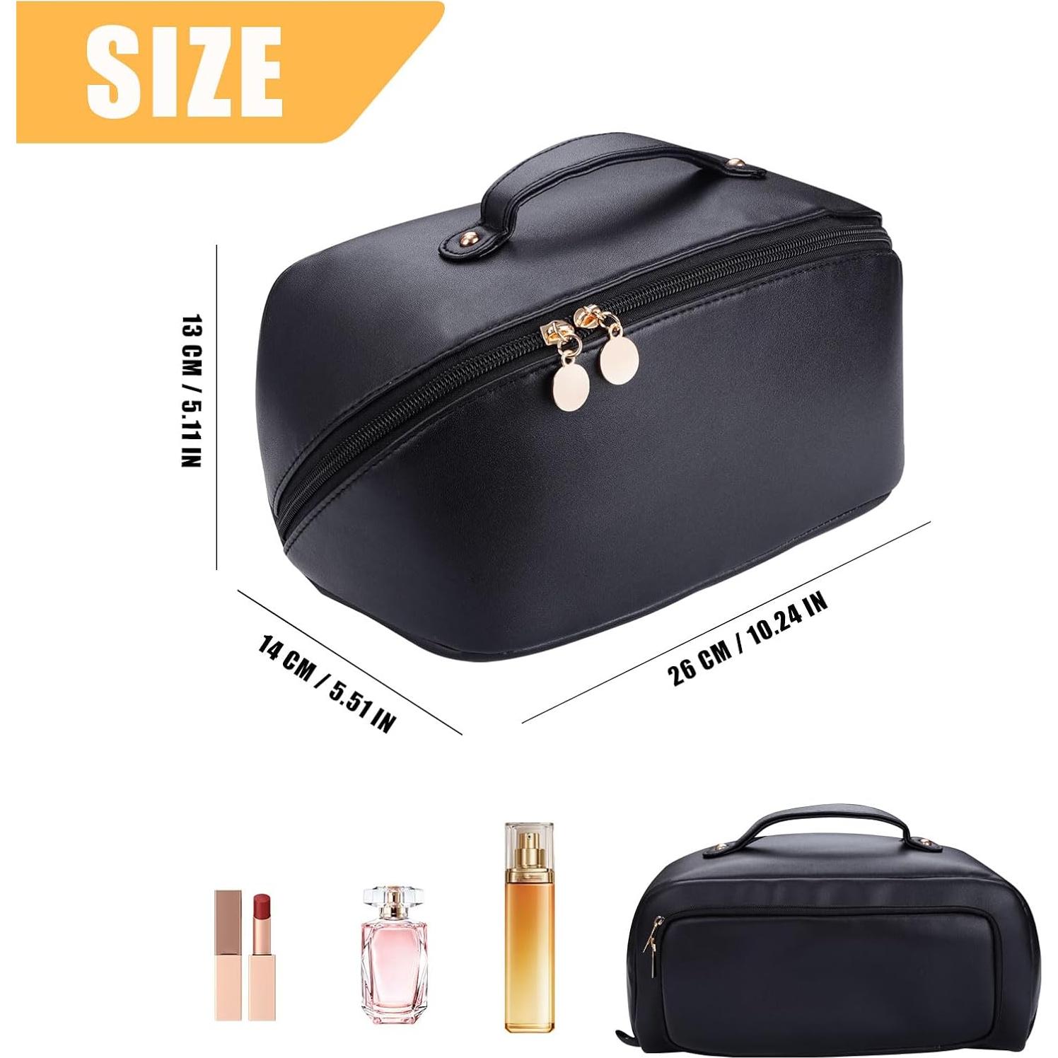 Organizador Cosmético STHAS Negro, Bolsa de Maquillaje Impermeable