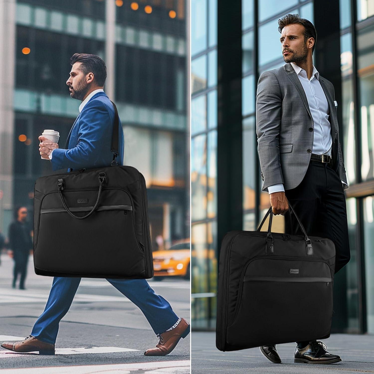 Bolsa de Ropa de Viaje Mancro Expandible 69L para Trajes