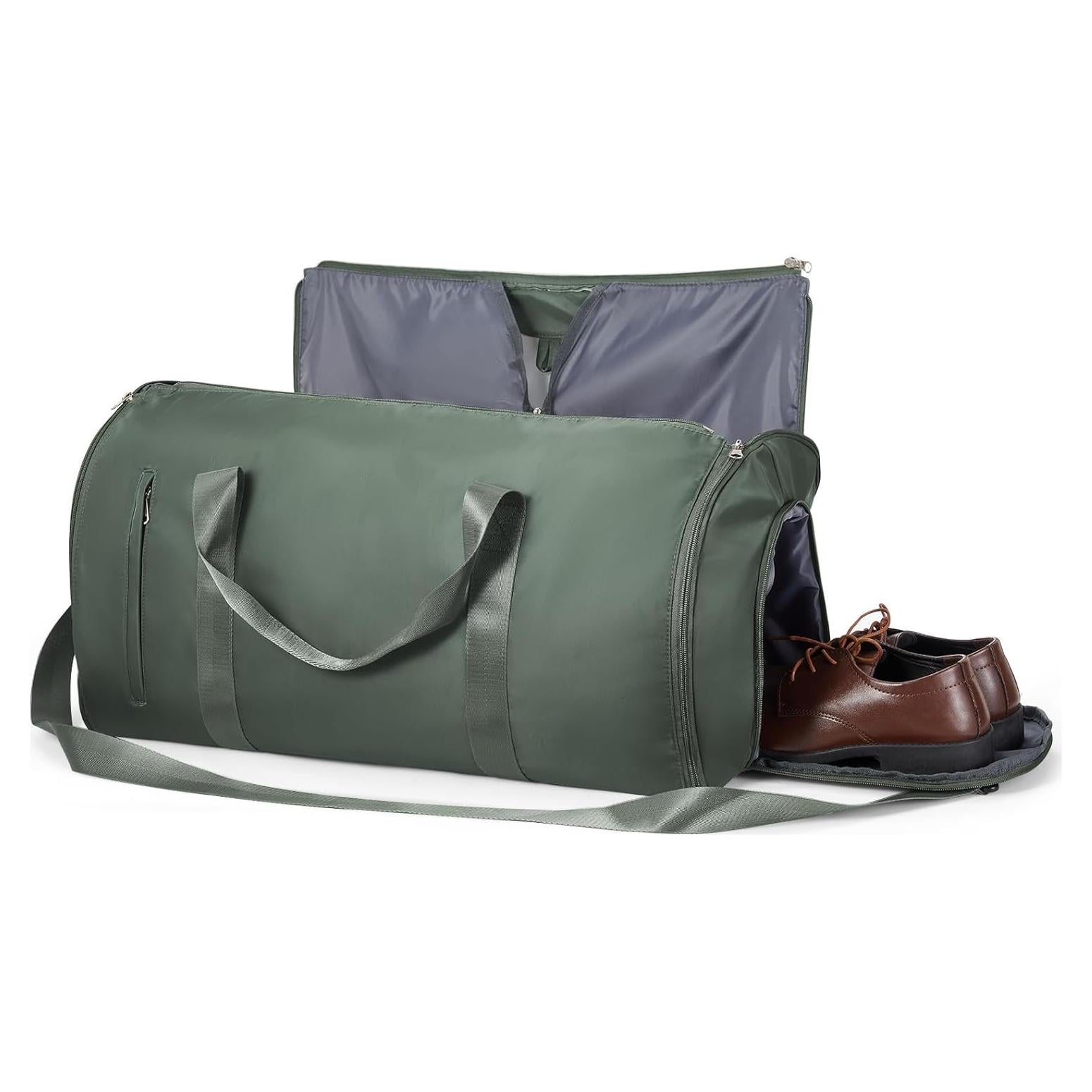 Bolsa de Ropa Plegable Coowoz Verde Oliva 56L para Viaje