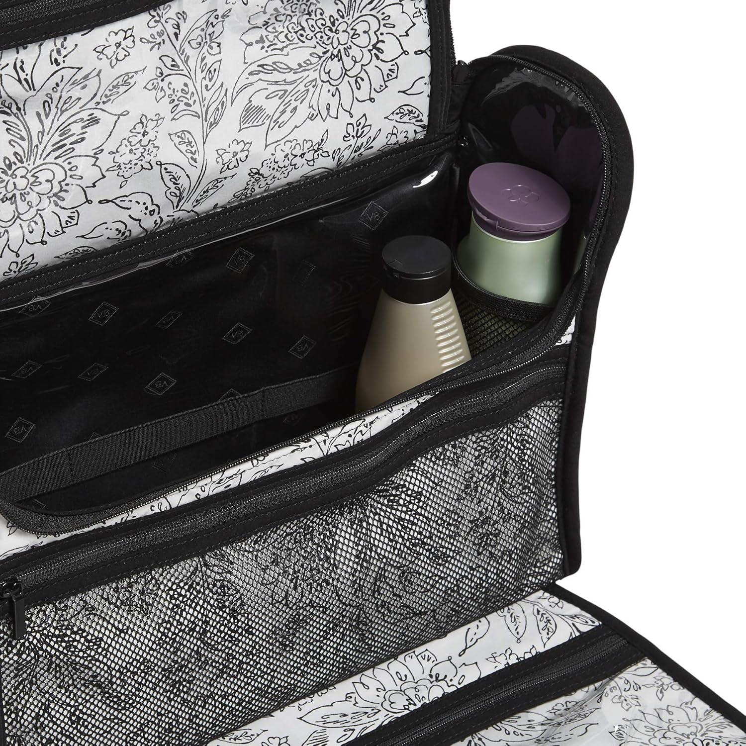 Organizador de Viaje Colgante Vera Bradley Microfibra Negro