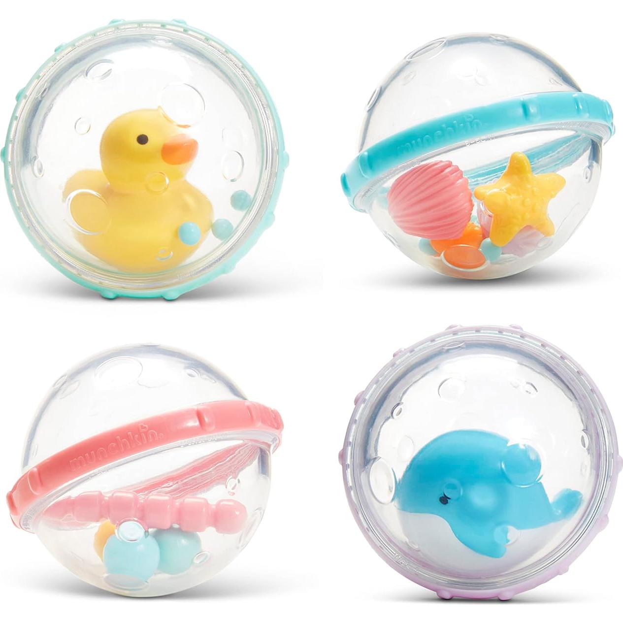 Munchkin Patito Baño Inflable con Alerta de Calor y Juguetes
