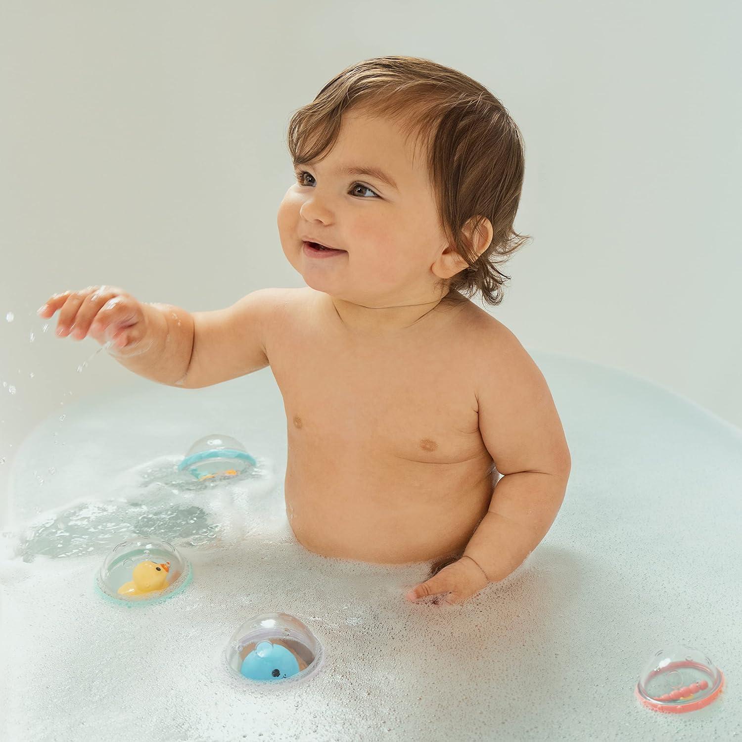 Munchkin Patito Baño Inflable con Alerta de Calor y Juguetes