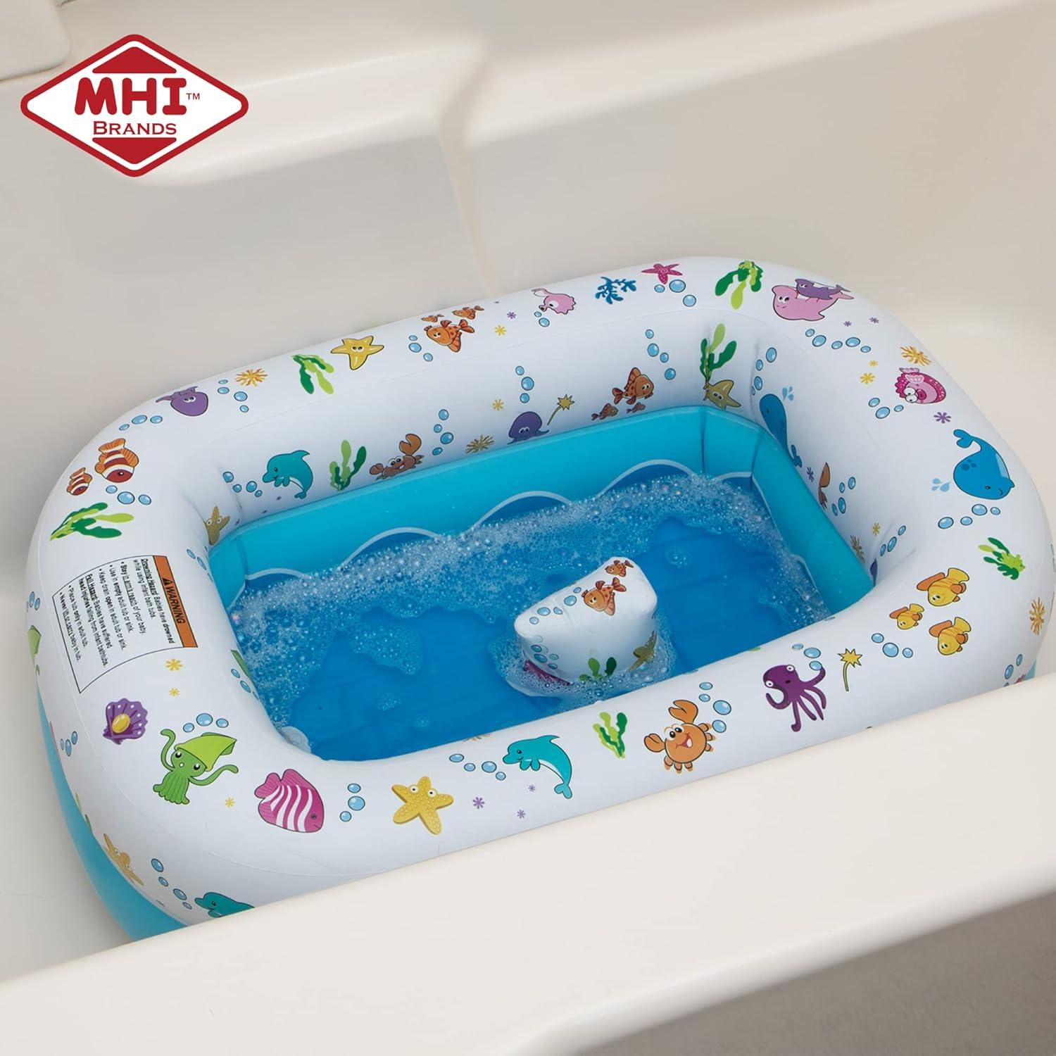 Bañera Inflable para Bebés Ayudante de Mamá - Bajo el Mar