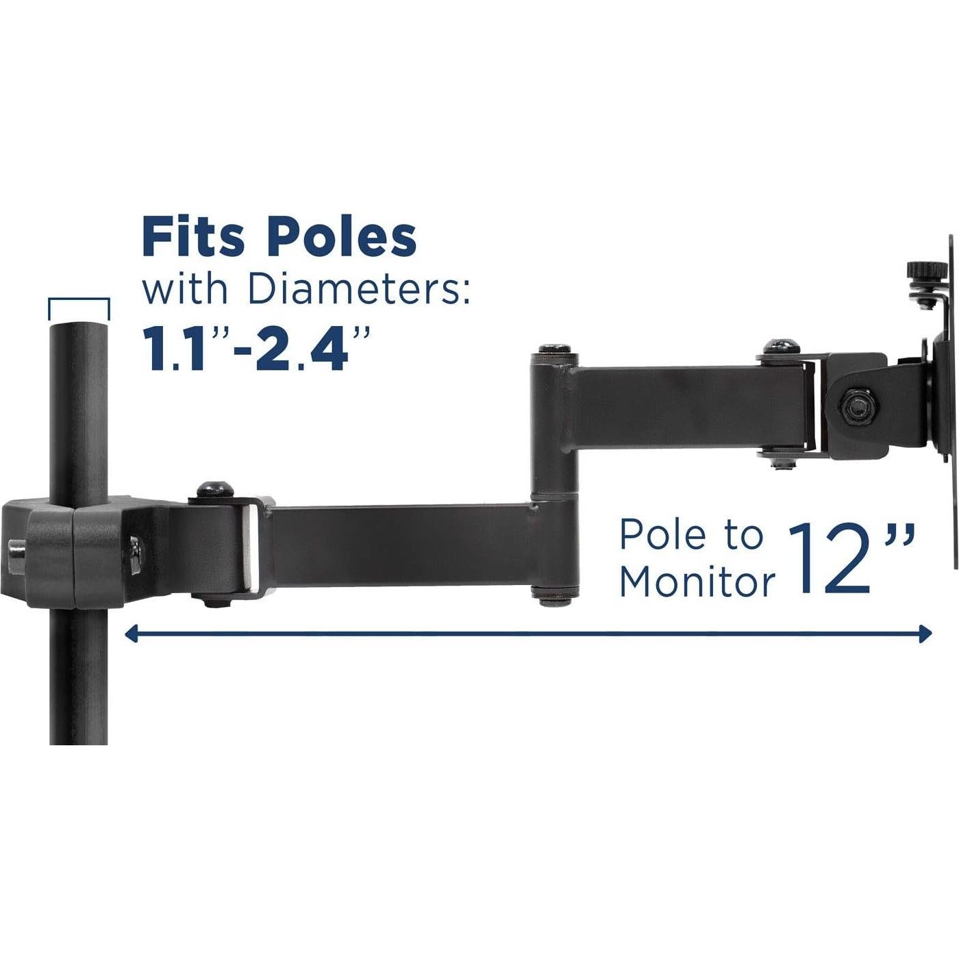 Soporte Universal de Acero Mount-It! MI-391 para Monitores 17-32"