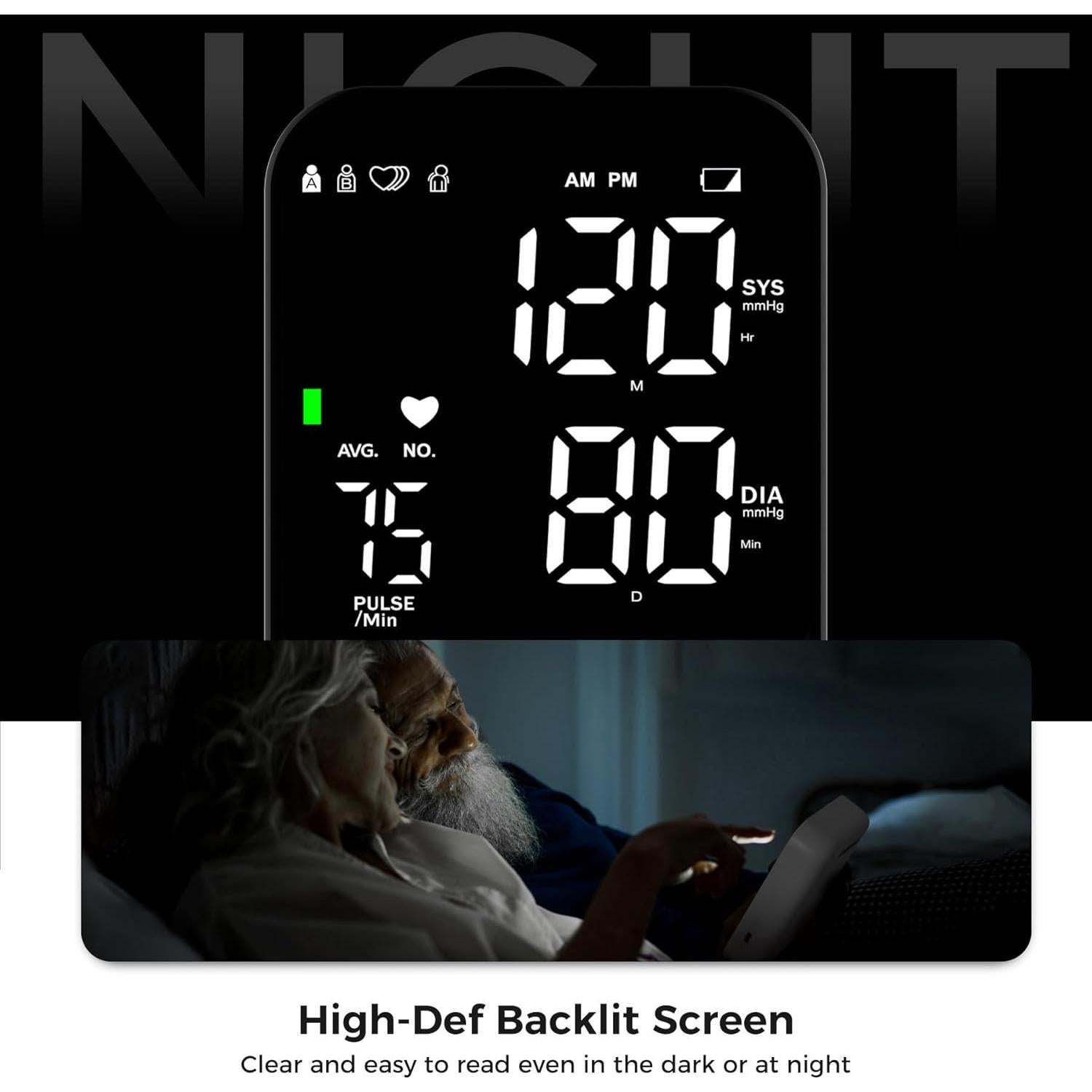 Monitor de Presión Arterial Digital Jamr C02 LED 2 Usuarios