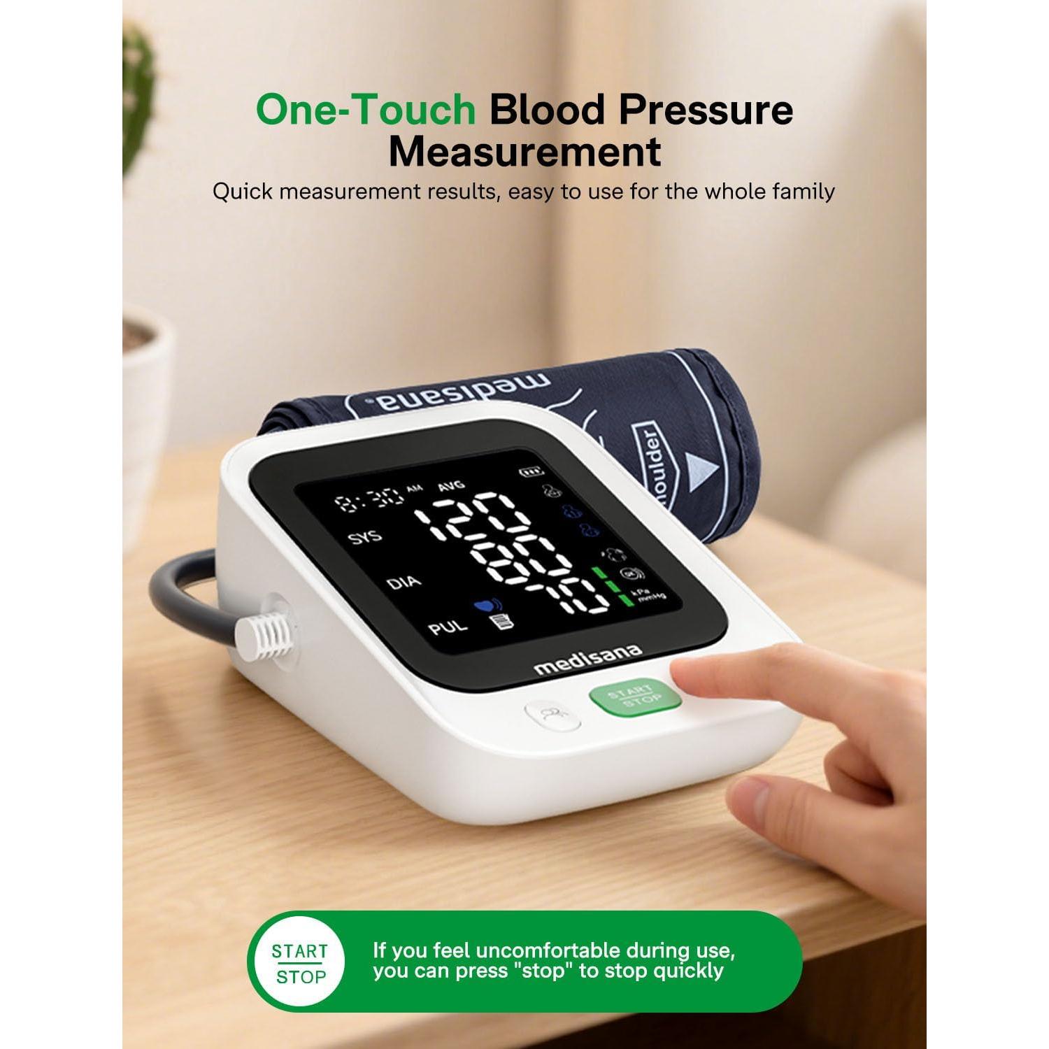 Monitor de Presión Arterial Medisana ARM-30T con Pantalla LED 4.5"