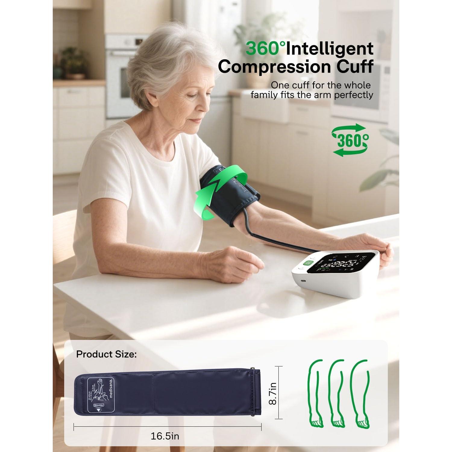 Monitor de Presión Arterial Medisana ARM-30T con Pantalla LED 4.5"