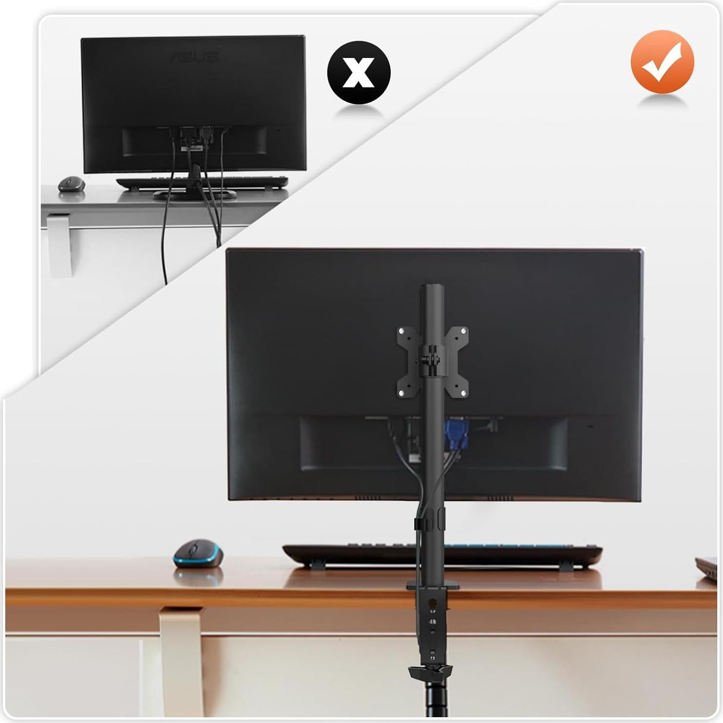 Soporte de Monitor Pholiten Ajustable 13-32" VESA 9.07kg