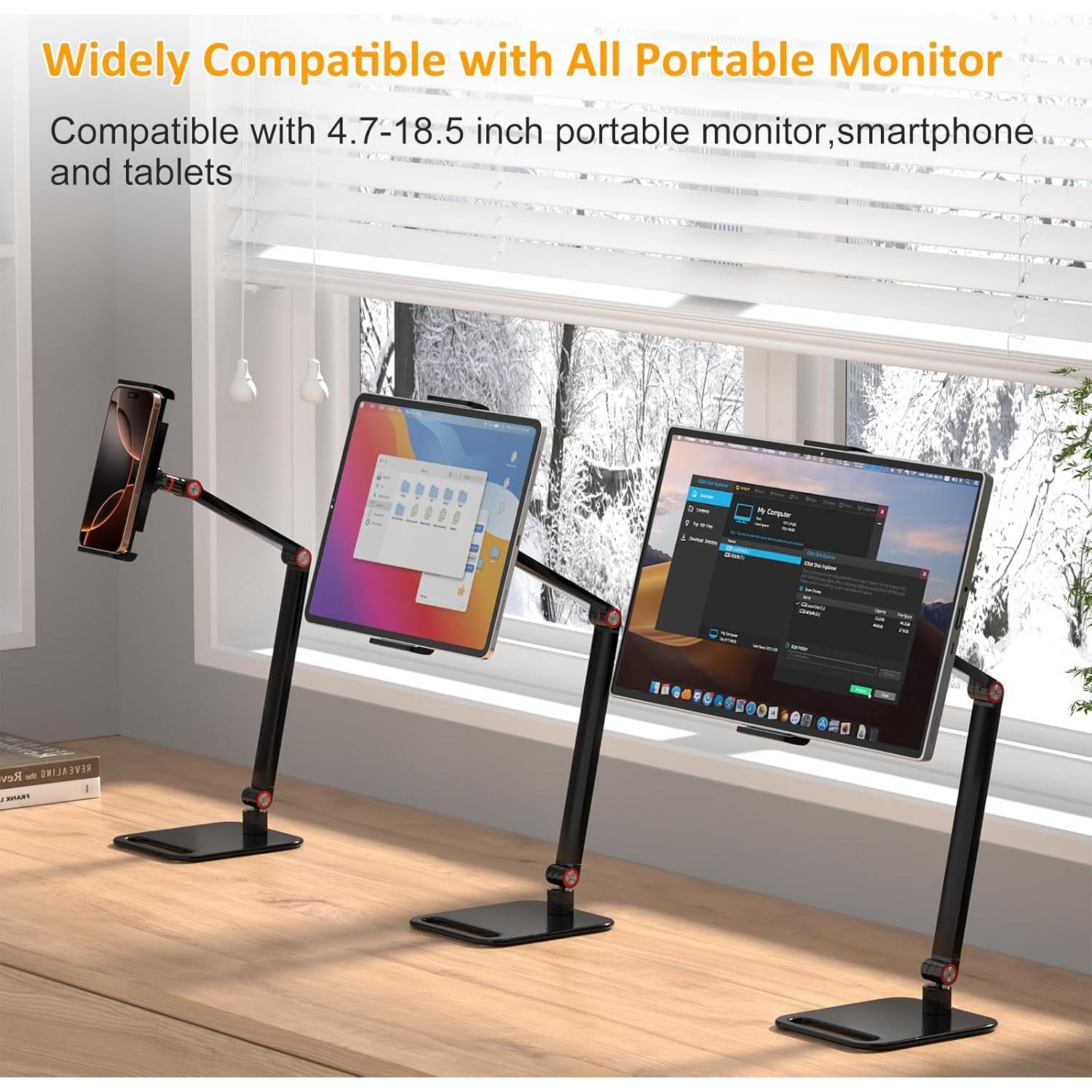 Soporte de Monitor Portátil Ajustable AiFeelife 10-17.3" VESA