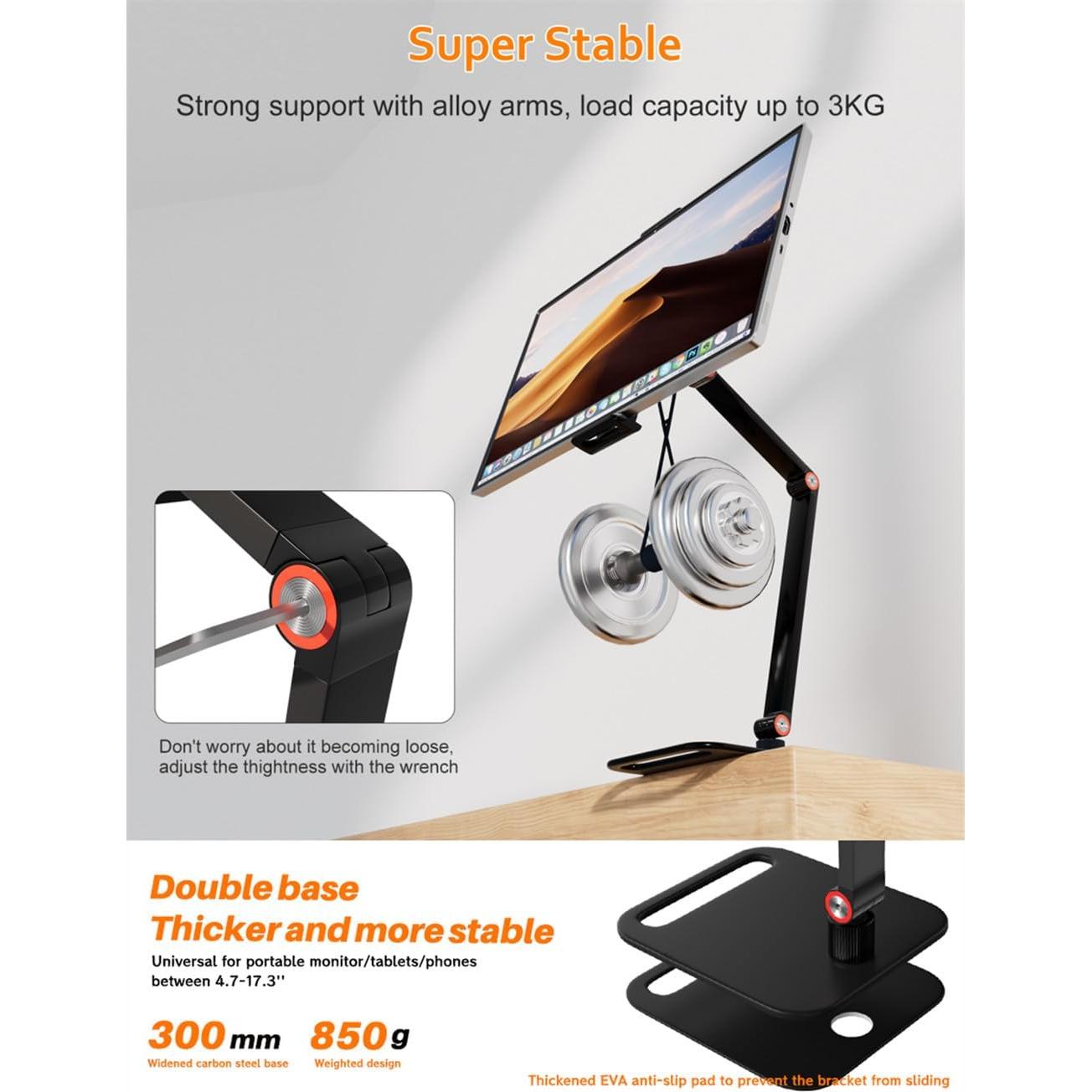 Soporte de Monitor Portátil Ajustable AiFeelife 10-17.3" VESA