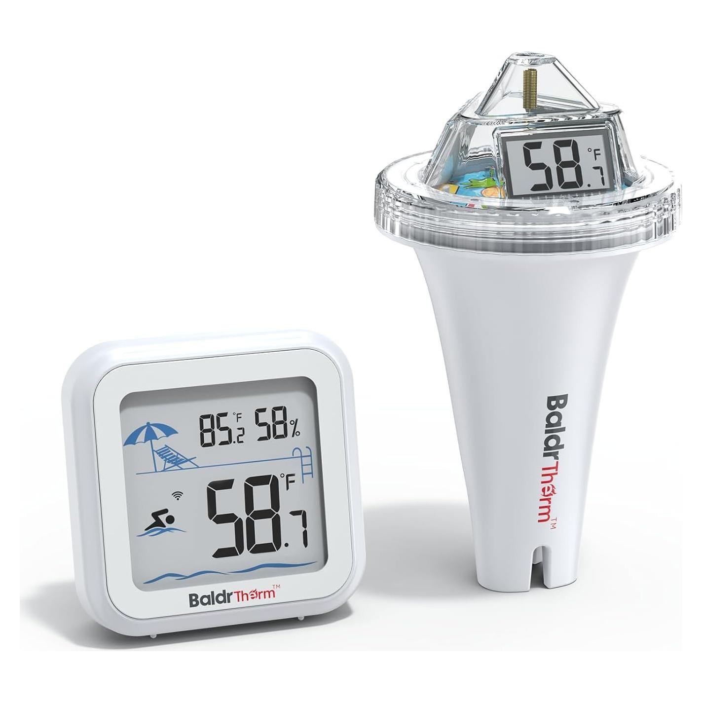 Termómetro Digital Flotante BaldrTherm IPX7 para Piscina