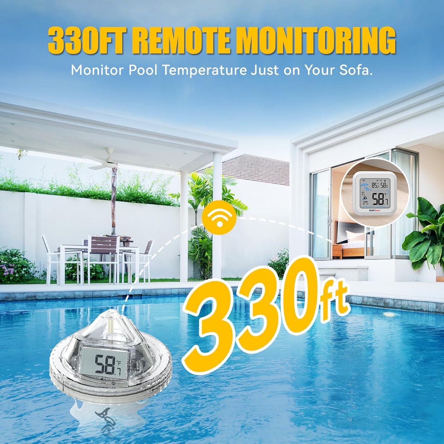 Termómetro Digital Flotante BaldrTherm IPX7 para Piscina