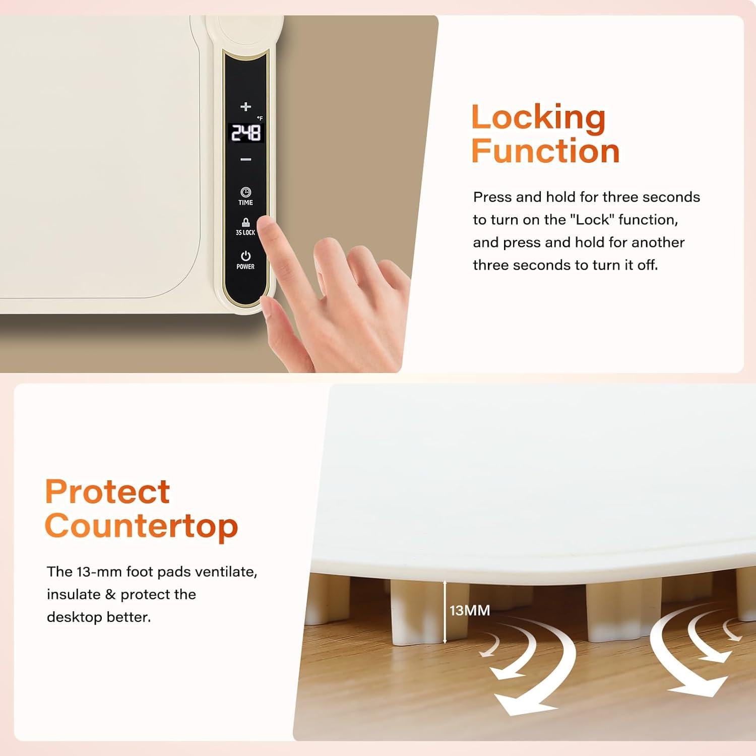 Alfombrilla Calentadora Eléctrica GYSOA 1.48kg 40.9x12.1cm