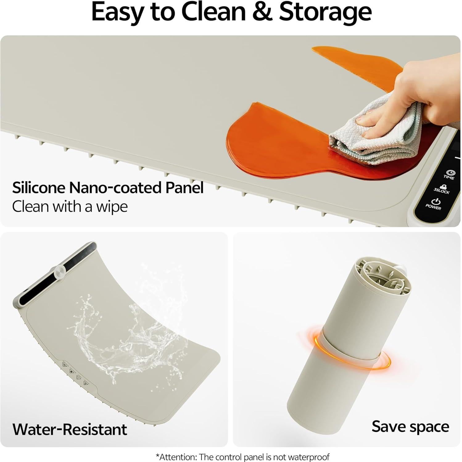 Alfombrilla Calentadora de Comida TIDIIABODE 330W 9 Niveles