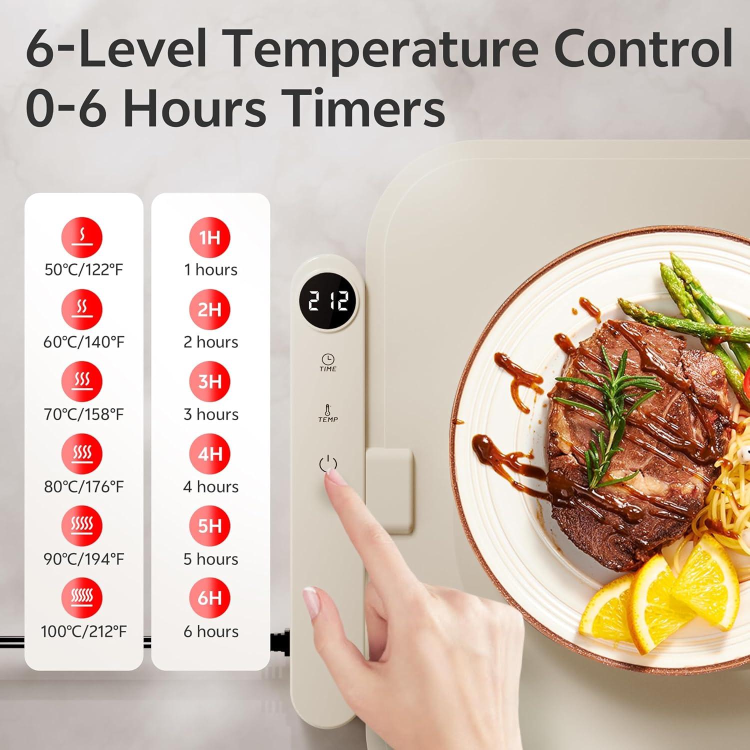 Alfombrilla Calentadora de Comida Stylstoreazy 310W Silicona