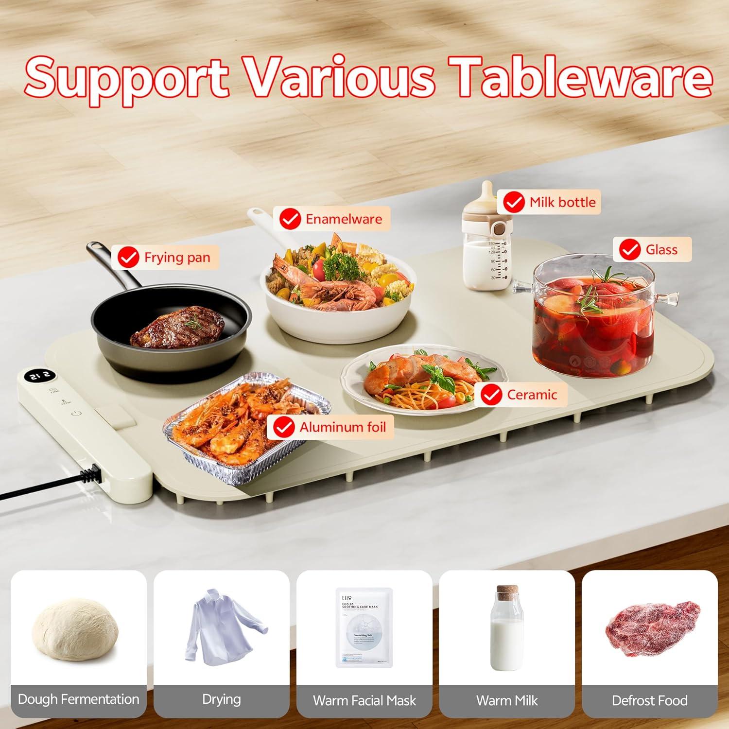 Alfombrilla Calentadora de Comida Stylstoreazy 310W Silicona