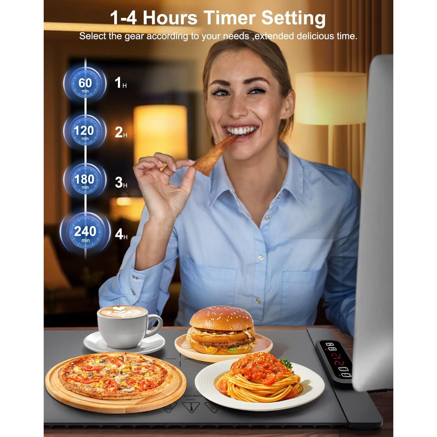 Bandeja Térmica Eléctrica AUTOPkio 300W 62x38cm 5 Temperaturas